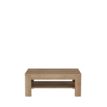 Couchtisch >ATTENTION< 1 Ablageboden, Riviera Eiche...