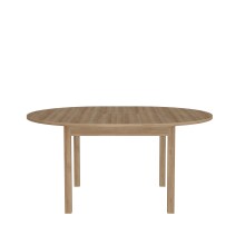 Kulissen-Esstisch >ATTENTION< rund, ausziehbar 165cm, Riviera Eiche Dekor - 78,1/165x130cm (HxD)