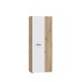 Mehrzweckschrank >NET306< Inneneinteilung, Weiss/Artisan Eiche Dekor - 68,7x181,1x36,5cm (BxHxT)