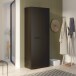 Mehrzweckschrank >NET306< Inneneinteilung, schwarz - 68,7x181,1x36,5cm (BxHxT)
