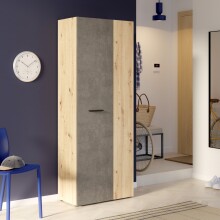Schuhschrank >NET306< 5 Böden, Betonoptik /...