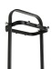 Garderobenständer >55551< in Haken chrom, Gestell schwarz - 54x175x30 (BxHxT)