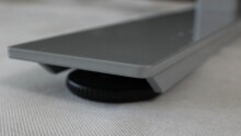 Schreibtisch >e-desk< in platingrau/alu - 160x72x80 (B/H/T) elektrisch verstellbar