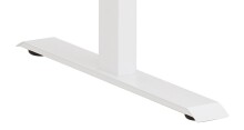 Schreibtisch >e-desk< in Eiche/weiß- 160x72x80 (B/H/T) elektrisch verstellbar