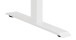 Schreibtisch >e-desk< in Eiche/weiß- 160x72x80 (B/H/T) elektrisch verstellbar