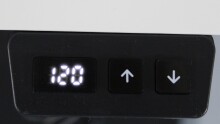 Schreibtisch >e-desk< in weiß- 150x72x72 (B/H/T) elektrisch verstellbar