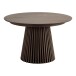 Kulissen-Esstisch >Osaka< 2 Platten, Eiche furnier, smokded-braun - 120/160/200x75cm (D/BxH)