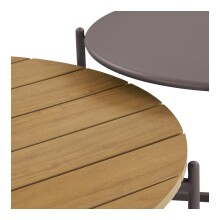 Gartenlounge-Set >Novella< (5-teilig) Sandfarbig-beige, 2-Sitzer, 2x Sessel, 2 Couchtische