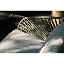Gartenlounge-Set >Novella< (5-teilig) grün / grau, 2-Sitzer, 2x Sessel, 2 Couchtische