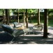 Gartenlounge-Set >Novella< (5-teilig) grün / grau, 2-Sitzer, 2x Sessel, 2 Couchtische