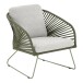 Gartenlounge-Set >Novella< (5-teilig) grün / grau, 2-Sitzer, 2x Sessel, 2 Couchtische