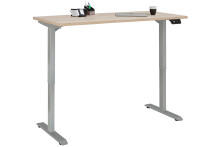 Schreibtisch >e-desk< in Eiche/alu- 160x72x80...