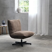 Loungesessel >Fraser< drehbar, Gestell schwarz,...