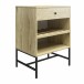 Weinschrank >Krister< in Eichefarbig-Natur - 60x83x46cm (BxHxT)