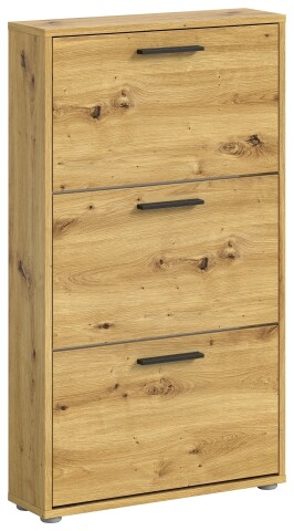 Schuhkipper >See< 3 Klappen, in Eiche Artisan Dekor - 59x103x17cm (BxHxT)