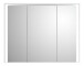 Badezimmerspiegelschrank >Five< LED, Steckdose, in weiß - 86x68x18cm (BxHxT)