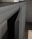 Kommode >Brest< 2 Türen, 4 Schübe, in anthrazit - 119x84x35cm (BxHxT)