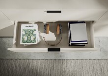 Sideboard >Linz< 2 Türen, 4 Schübe, in Kaschmir - 135x90x40cm (BxHxT)