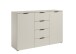 Sideboard >Linz< 2 Türen, 4 Schübe, in Kaschmir - 135x90x40cm (BxHxT)