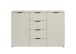 Sideboard >Linz< 2 Türen, 4 Schübe, in Kaschmir - 135x90x40cm (BxHxT)