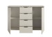 Sideboard >Linz< 2 Türen, 4 Schübe, in Kaschmir - 135x90x40cm (BxHxT)