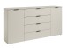 Sideboard >Linz< 2 Türen, 4 Schübe, in Kaschmir - 180x90x40cm (BxHxT)