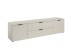 Lowboard >Linz< 2 Türen, 2 Schübe, in Kaschmir - 180x47x40cm (BxHxT)