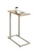 Beistelltisch >37700< in Eiche Dekor / Kaschmirgrau - 24x64x49cm (BxHxT)