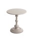Beistelltisch >59134< in grau (Kaschmirgrau), Metall - 46x42cm (HxD)