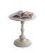 Beistelltisch >59134< in grau (Kaschmirgrau), Metall - 46x42cm (HxD)