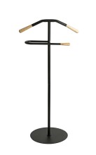 Herrendiener >59522< in natur, schwarz, Metall -...