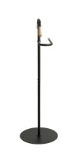 Herrendiener >59522< in natur, schwarz, Metall - 50x105x34cm (BxHxT)