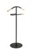 Herrendiener >59522< in natur, schwarz, Metall - 50x105x34cm (BxHxT)