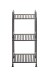 Regal >59823< 3 Ablagen, in anthrazit, Metall, Stahlrohr - 33x78x28cm (BxHxT)