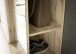 Kompaktgarderobe >Malaga< 2 Türen, 1 Schub, Spiegel, Eiche Dekor / Weiß - 105x188x38cm (BxHxT)