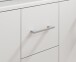Anrichte >Drift< 4 Türen, 4 Shübe, in Weiß - 139x90x34cm (BxHxT)