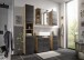 Badezimmerspiegelschrank >Vista< 1 Tür, Spiegel, Fächer, viking oak Dekor - 60x71x20 (BxHxT)