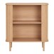 Kommode >Nikko< 2 Lammelen-Schiebetüren, 1 Boden, in eichefarbig - 40x87x80 (BxHxT)