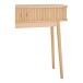 Konsolentisch >Nikko< Schminktisch, 2 Lamellen-Türen, in eichefarbig - 100x80,5x30 (BxHxT)