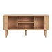 Lowboard >Nikko< 2 Lammelen-Türen, 2 Fächer, eichefarbig - 113x51,5x40 (BxHxT)