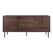 Sideboard >Kyoto< 2 Türen, 3 Schübe, in Eiche furniert "geräuchert" - 150x74x40 (BxHxT)