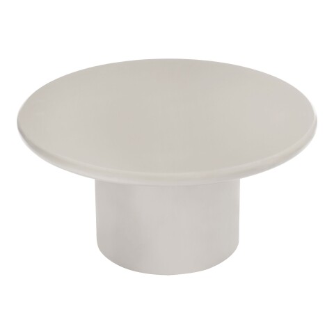 Couchtisch >Nagano< rund, in grau-beige, MDF - 40x80cm (HxD)