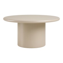 Couchtisch >Nagano< rund, in grau-beige, MDF - 40x80cm (HxD)
