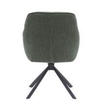 Armlehnstuhl >Avola< (2er-Set) Federkern, Drehfunktion, in Waldgrün - 57x87x65 (BxHxT)