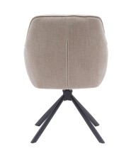 Armlehnstuhl >Avola< (2er-Set) Federkern, Drehfunktion, leinen-beige - 57x87x65 (BxHxT)
