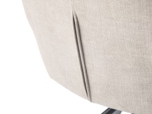 Armlehnstuhl >Marilla< (2er-Set) Federkern, Drehfunktion, leinen-beige - 59x86x65 (BxHxT)