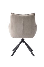 Armlehnstuhl >Marilla< (2er-Set) Federkern, Drehfunktion, leinen-beige - 59x86x65 (BxHxT)