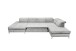Wohnlandschaft >MELFI< Schlaffunktion, Stauraum, Bezug schlammfarbig - 350x73x245 (BxHxT)
