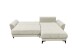 Wohnlandschaft >BERN< Schlaffunktion, Bettkasten, Bezug Farbe Ivory - 281x91x189 (BxHxT)
