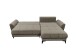 Wohnlandschaft >BERN< Schlaffunktion, Bettkasten, Bezug Farbe espresso - 281x91x189 (BxHxT)